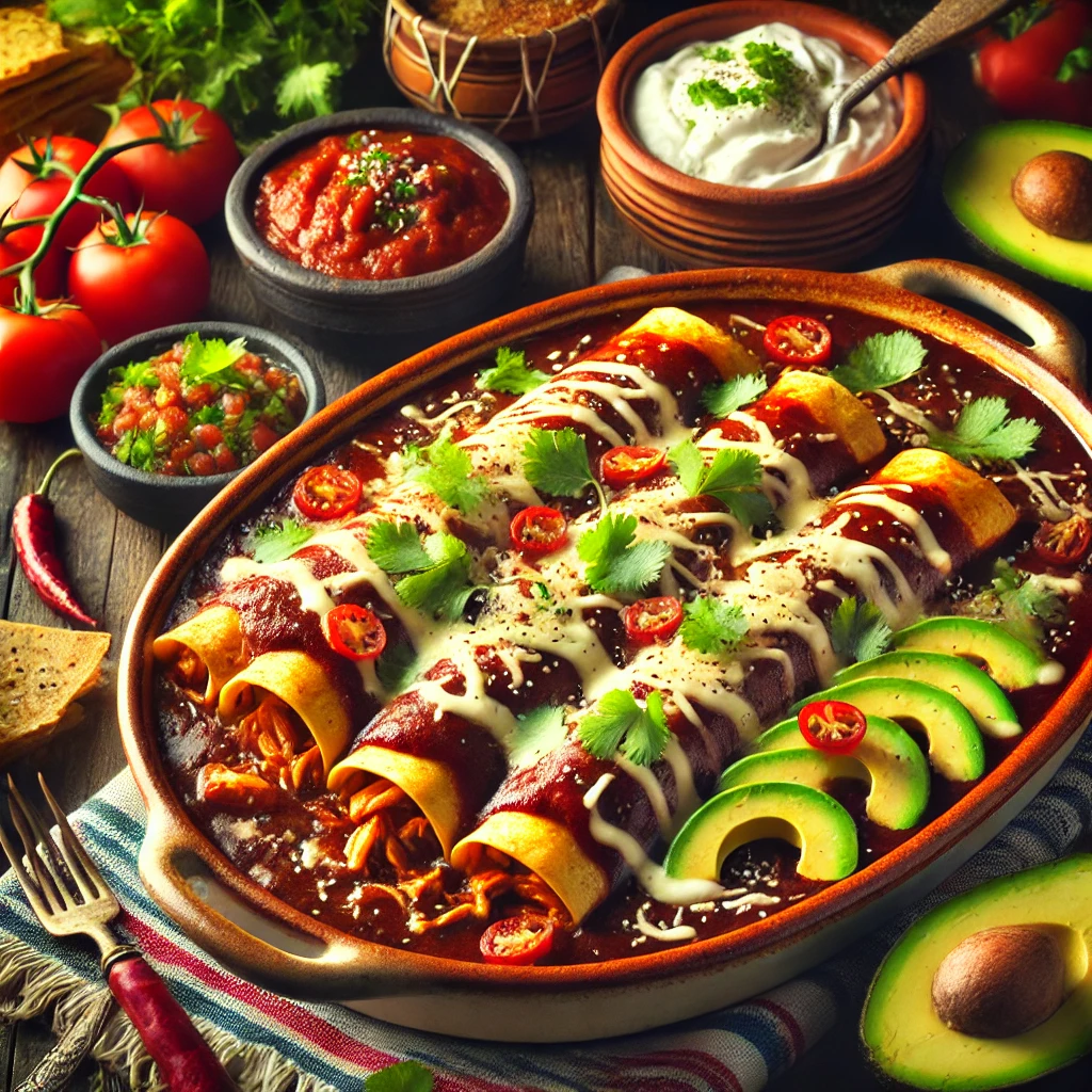 Enchiladas de Mole